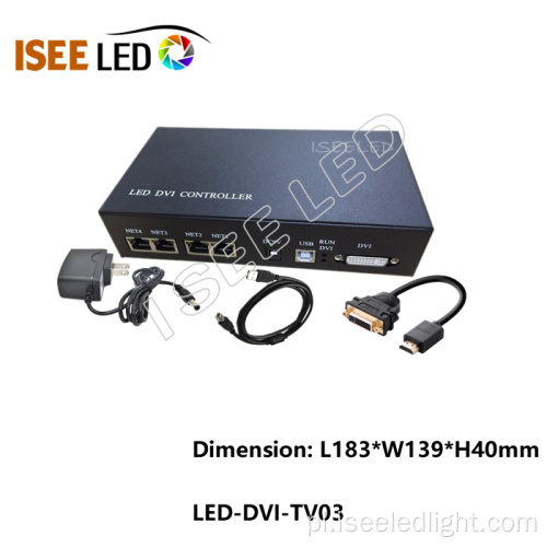 Oświetlenie LED Oprogramowanie Madrix Kompatybilny kontroler DVI